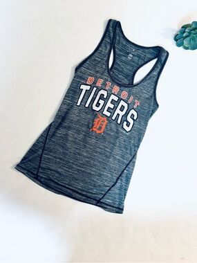 Victorias Secret PINK Detroit Tigers MLB Razorback Tank Top Size Small Vintage